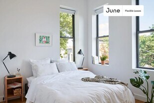 Trendy ROOM at The Brower House, Unit 2 in Brooklyn, NY - Building Photo