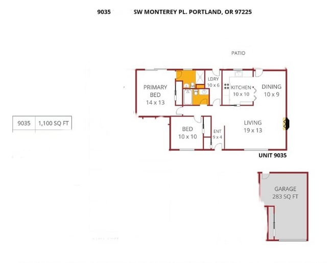 9035 SW Monterey Pl in Portland, OR - Building Photo - Building Photo