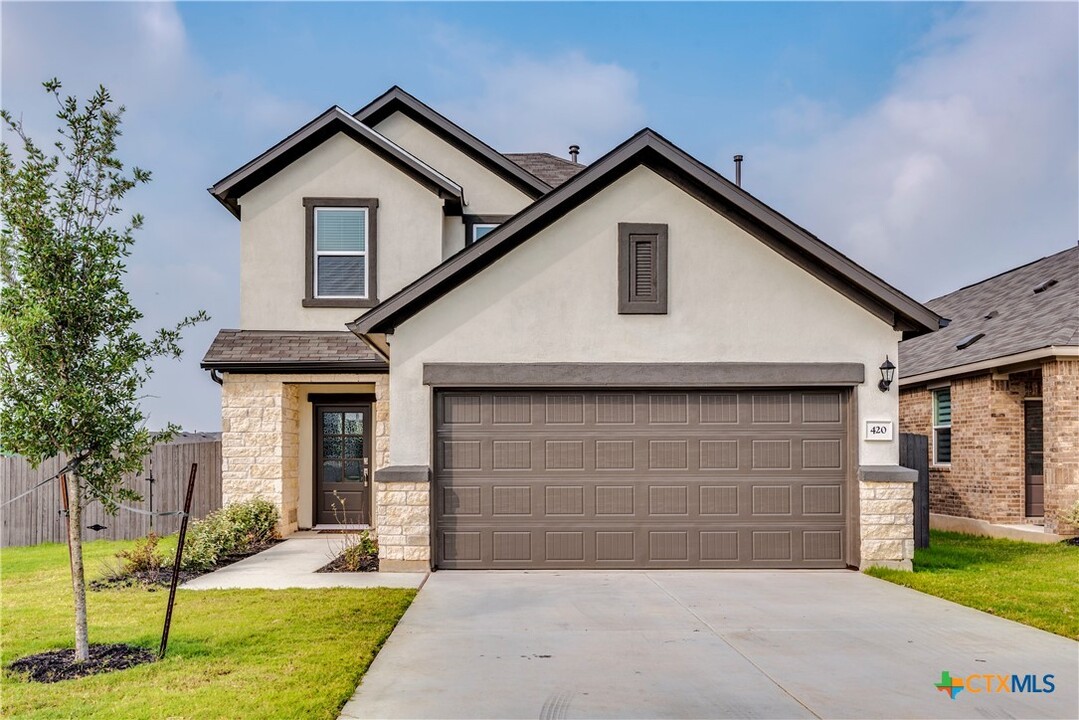 420 Pepperbark Loop in Mustang Ridge, TX - Building Photo