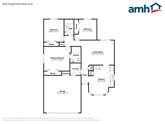 2016 W Sego Prairie St in Kuna, ID - Foto de edificio - Building Photo