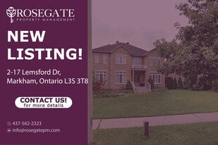 17 Lemsford Dr in Markham, ON - Building Photo