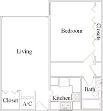 River Road Apartments in Baton Rouge, LA - Building Photo - Floor Plan