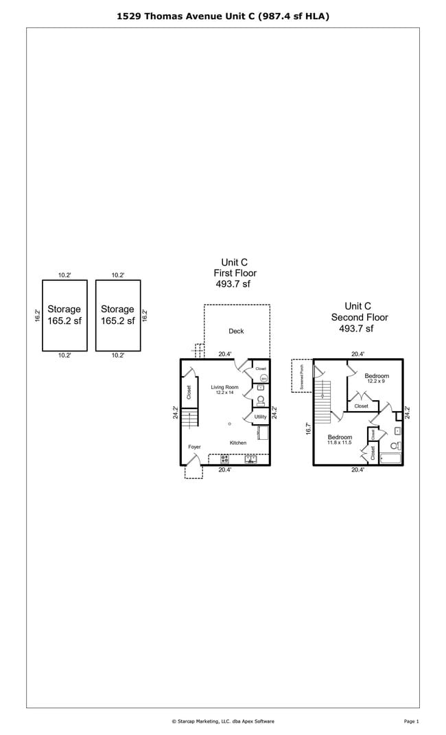 property at 1529 Thomas Ave