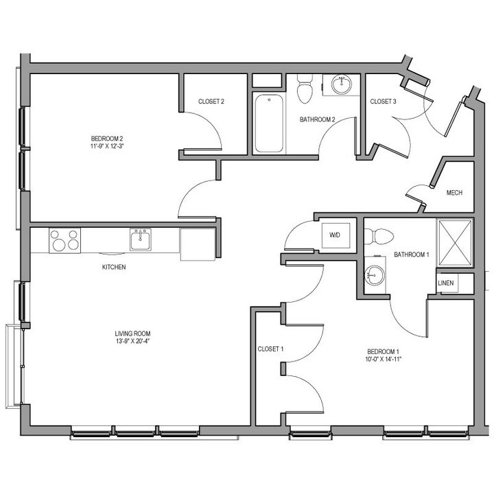 3611 Washington St-Unit -2489 in Boston, MA - Building Photo
