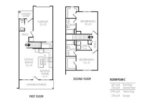 Becklow Place in Fort Wayne, IN - Foto de edificio - Floor Plan
