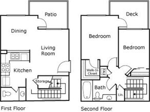 Courtyard in Buena Park, CA - Foto de edificio - Floor Plan