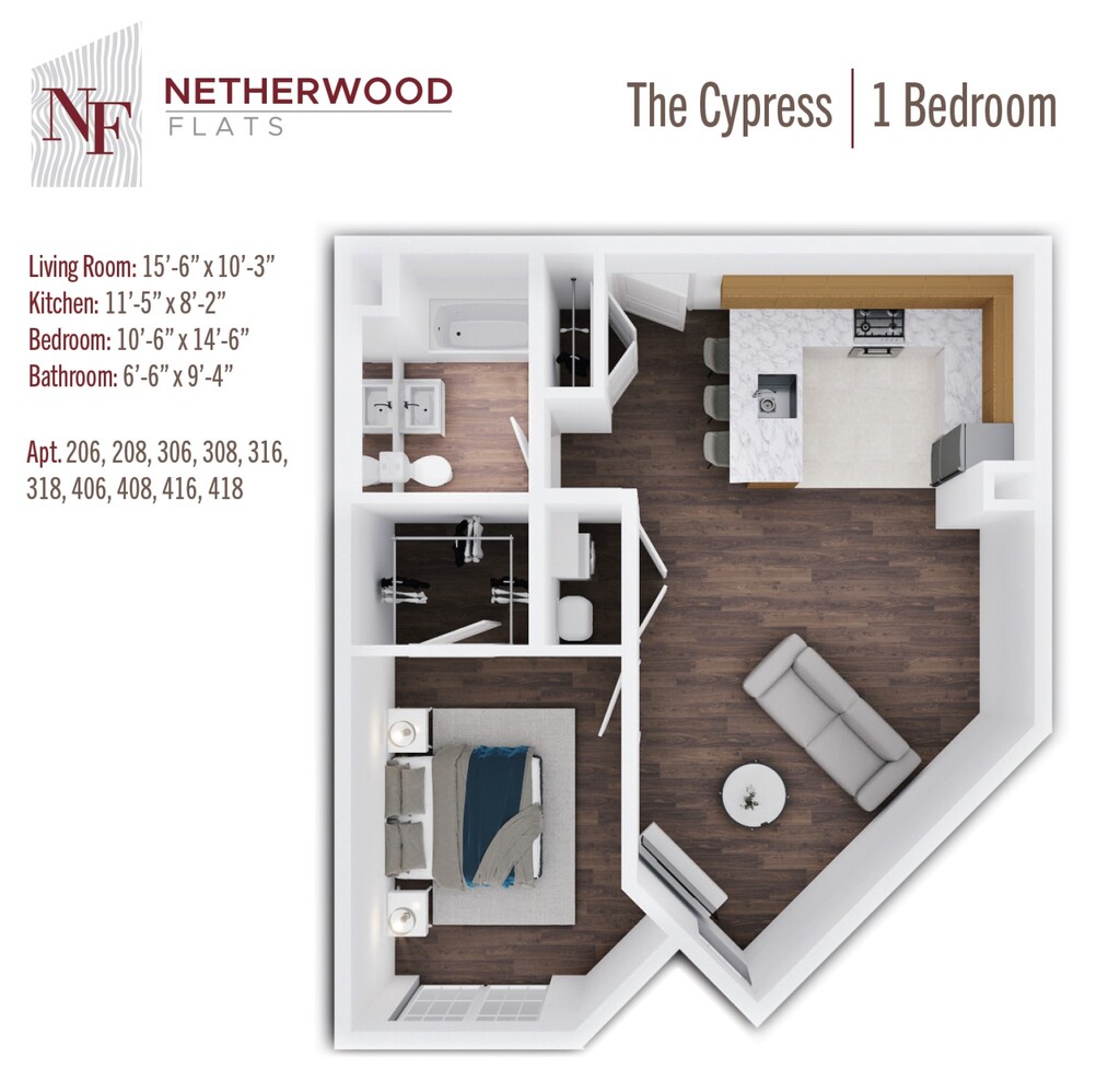 Netherwood Flats Apartments Plainfield, NJ Apartments For Rent