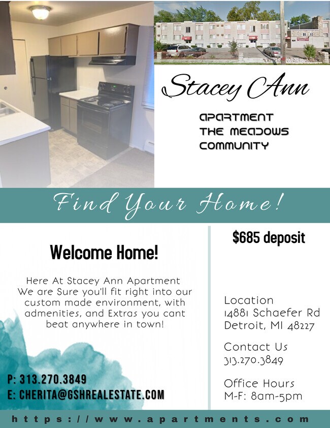 Stacey Ann Apartments in Detroit, MI - Foto de edificio - Building Photo
