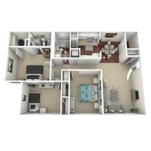 Las Palmas Villas in Los Angeles, CA - Building Photo - Floor Plan