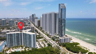 100 Bayview Dr, Unit 308 in Sunny Isles Beach, FL - Building Photo