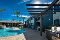 Pool Deck and BBQ Area - Element Deer Valley Apartments in Phoenix, Arizona