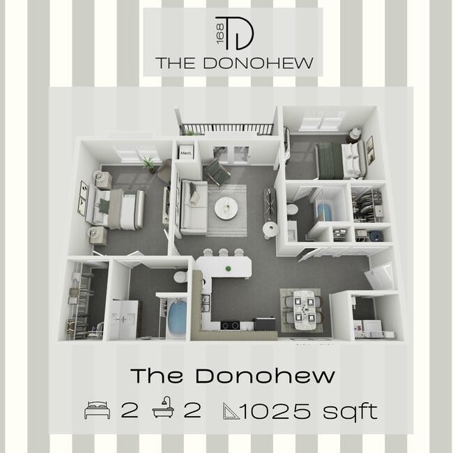 168 at The Donohew in Ripley, WV - Foto de edificio - Floor Plan