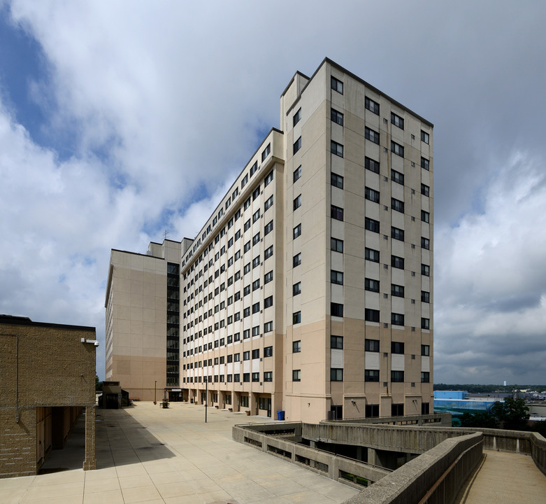 Melville Towers in New Bedford, MA - Building Photo