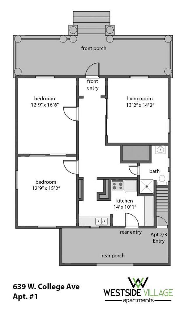 639 W College Ave-Unit -#01 in State College, PA - Building Photo - Building Photo