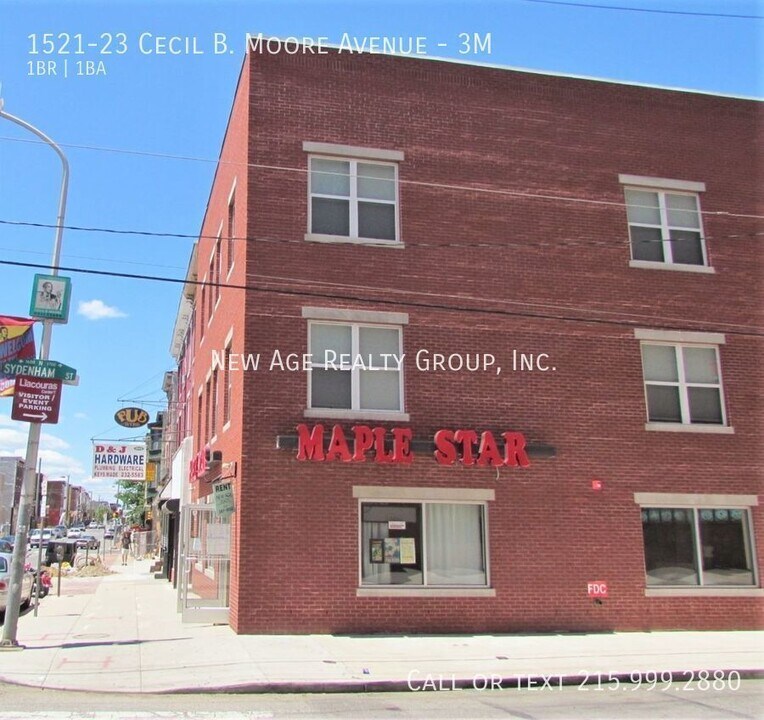 1521 Cecil B. Moore Ave in Philadelphia, PA - Building Photo