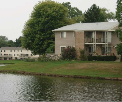 Lakeview Apartments in Haslett, MI - Building Photo