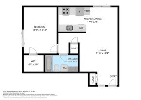 2705 Windswept Cove, Unit 103 in Austin, TX - Building Photo