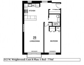 518 W Wrightwood Ave, Unit 2B in Chicago, IL - Foto de edificio - Building Photo