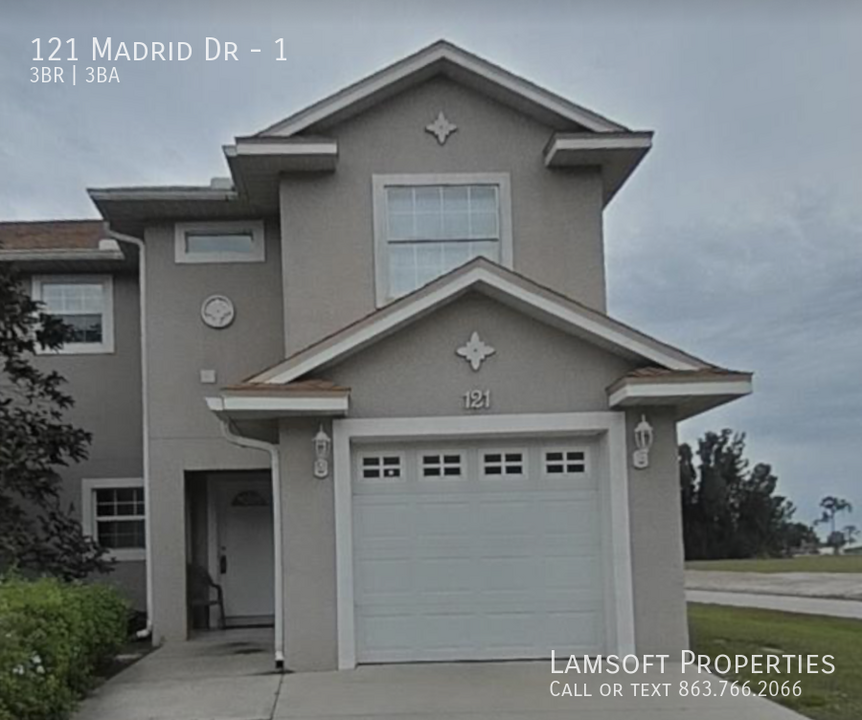 121 Madrid Dr-Unit -1 in Sebring, FL - Building Photo