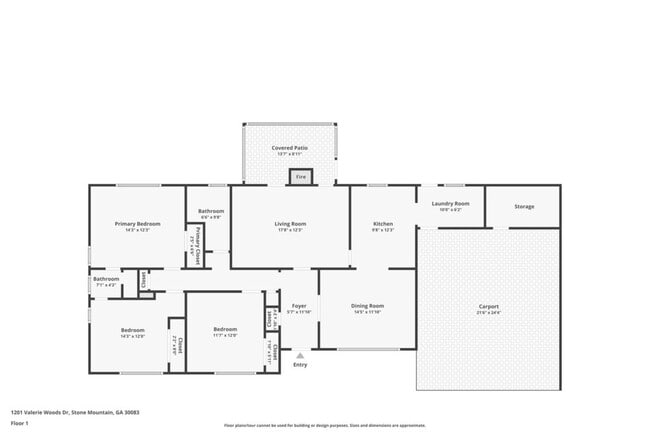 1201 Valerie Woods Dr in Stone Mountain, GA - Foto de edificio - Building Photo