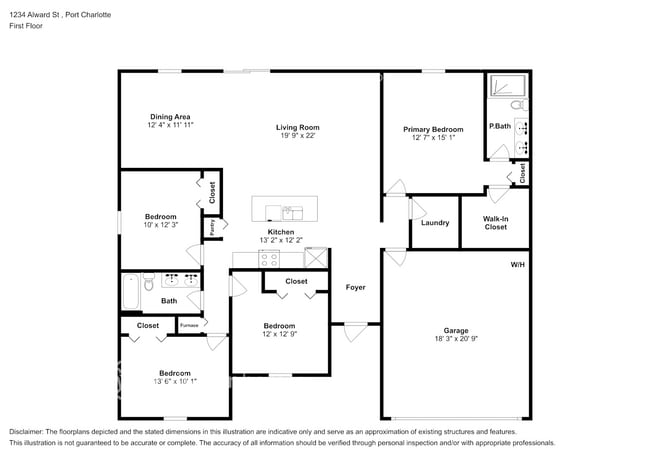 1234 Alward St in Port Charlotte, FL - Foto de edificio - Building Photo