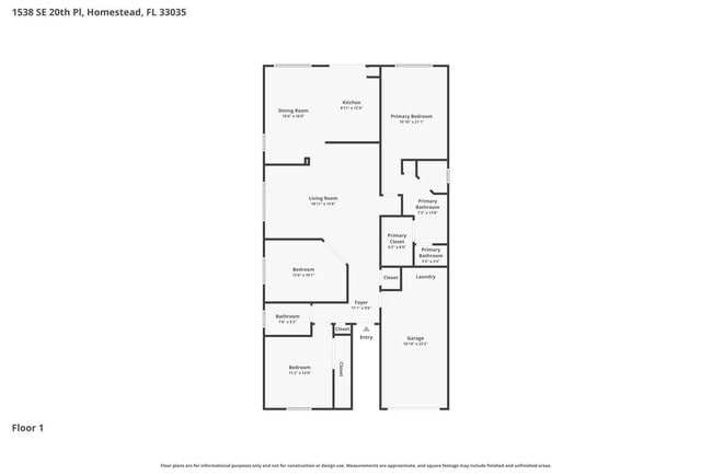 1538 SE 20th Pl in Homestead, FL - Building Photo - Building Photo