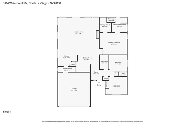 1604 Watercreek Dr in North Las Vegas, NV - Building Photo - Building Photo