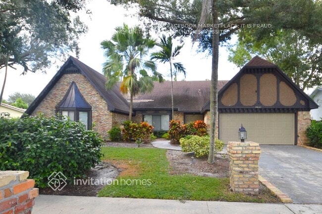 property at 9861 NW 10th St