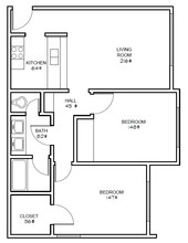 Sierra Apartments in Los Angeles, CA - Foto de edificio - Floor Plan