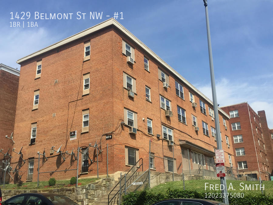 1429 Belmont St NW in Washington, DC - Foto de edificio