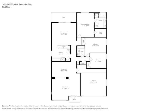 1495 SW 105th Ave in Pembroke Pines, FL - Foto de edificio - Building Photo