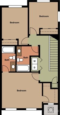 ParkRidge Townhomes in Williston, ND - Foto de edificio - Floor Plan