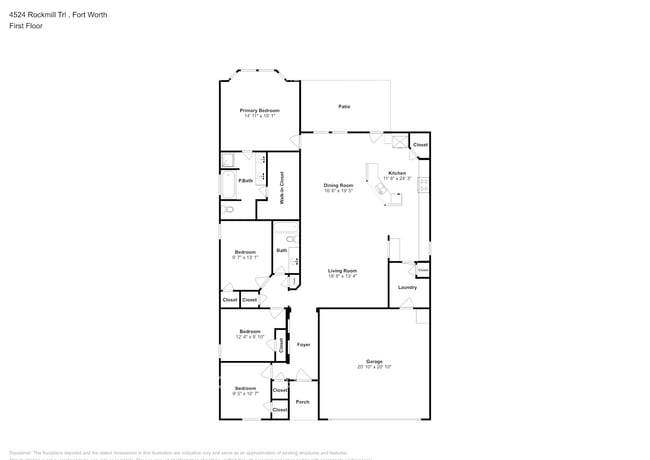 4524 Rockmill Trail in Fort Worth, TX - Foto de edificio - Building Photo