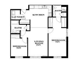 Copper Shores Village in Des Moines, IA - Foto de edificio - Floor Plan