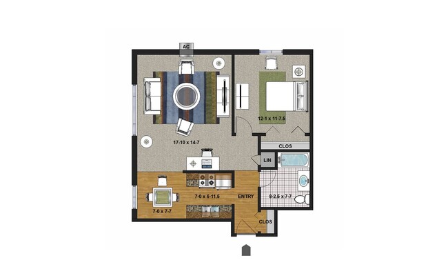 Minnehaha Apartments | 3628 in Minneapolis, MN - Building Photo - Floor Plan