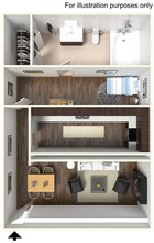 316 Fry in Denton, TX - Foto de edificio - Floor Plan