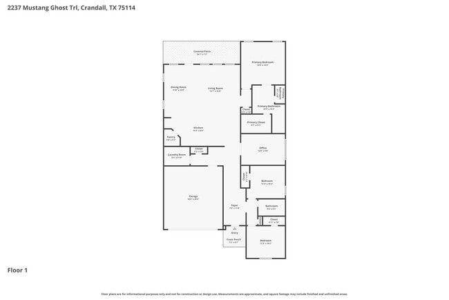 2237 Mustang Ghost Trl in Crandall, TX - Foto de edificio - Building Photo