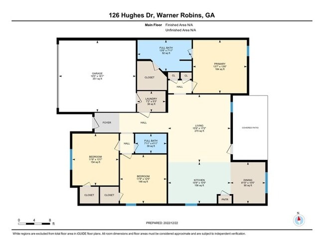 126 Hughes Dr in Warner Robins, GA - Foto de edificio - Building Photo