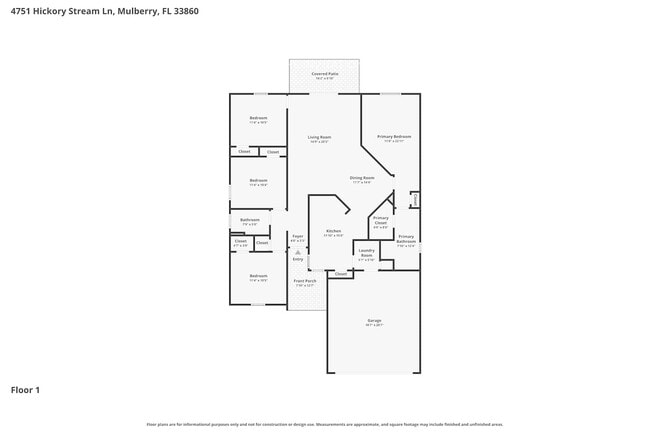 4751 Hickory Stream Ln in Mulberry, FL - Foto de edificio - Building Photo