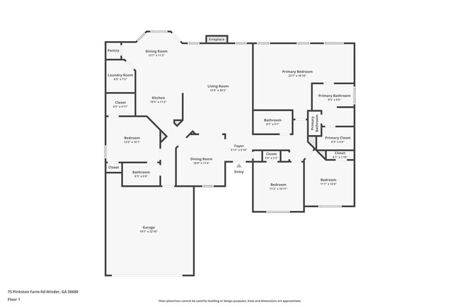 75 Pinkston Farm Rd in Winder, GA - Foto de edificio - Building Photo