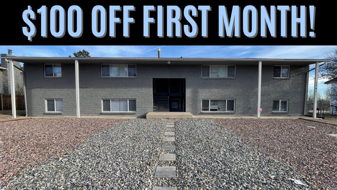 1247 Cree Dr in Colorado Springs, CO - Foto de edificio