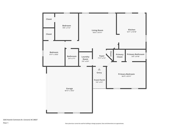 3242 Hawick Commons Dr in Concord, NC - Foto de edificio - Building Photo