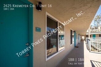 2625 Kremeyer Cir in Carlsbad, CA - Building Photo - Building Photo