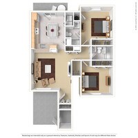 2 Bedroom Lower - Spring Isle Apartments in Beaver Dam, Wisconsin