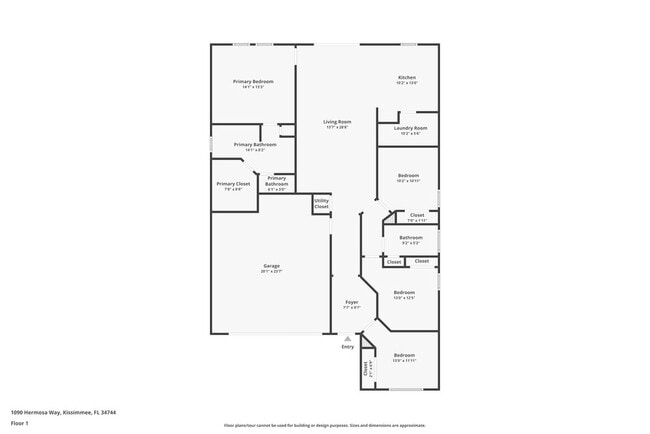 1090 Hermosa Way in Kissimmee, FL - Building Photo - Building Photo