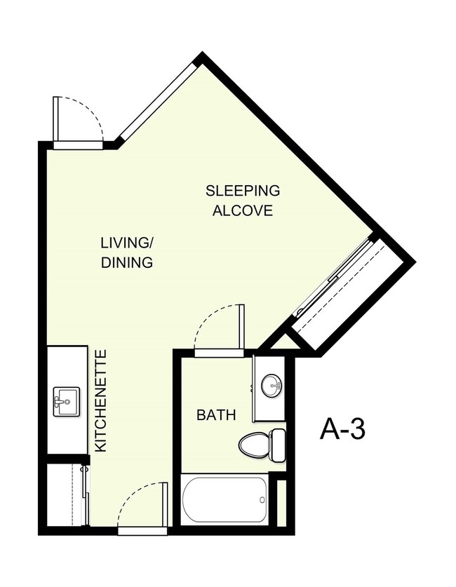 Park Plaza in Walla Walla, WA - Foto de edificio - Floor Plan