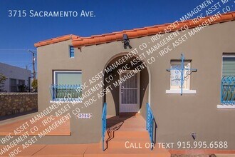 3715 Sacramento Ave in El Paso, TX - Building Photo - Building Photo