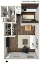 316 Fry in Denton, TX - Foto de edificio - Floor Plan