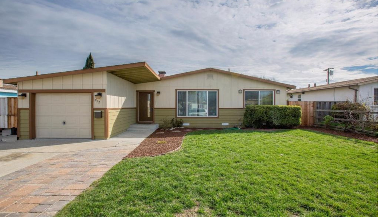 832 San Rafael St in Sunnyvale, CA - Foto de edificio