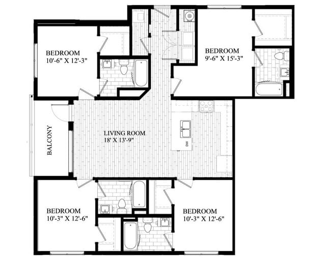The Quad in Gainesville, FL - Building Photo - Interior Photo